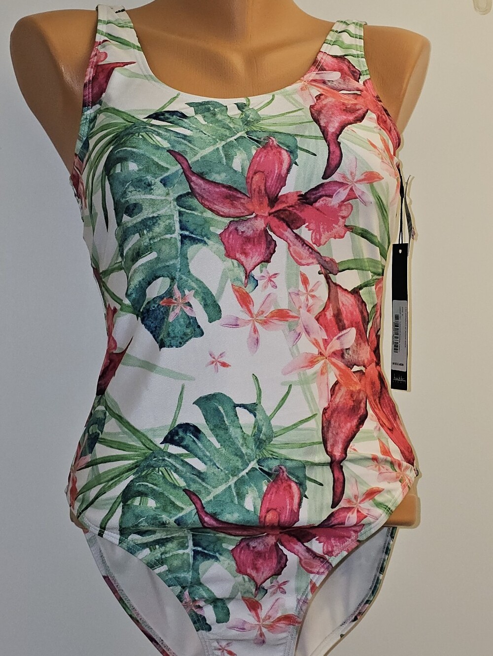 Floral One Piece Bathsuit